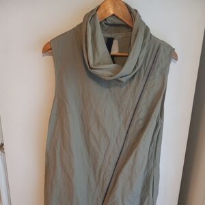 Sarah Pacini Womens Midi Dress Size Medium Sage Color